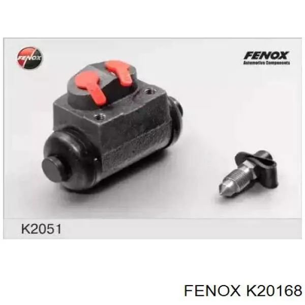 K20168 Fenox cilindro de freno de rueda trasero