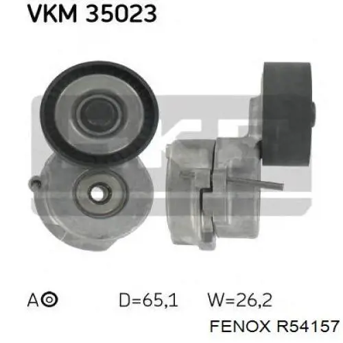 R54157 Fenox tensor de correa, correa poli v