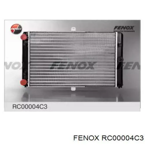 RC00004C3 Fenox radiador refrigeración del motor