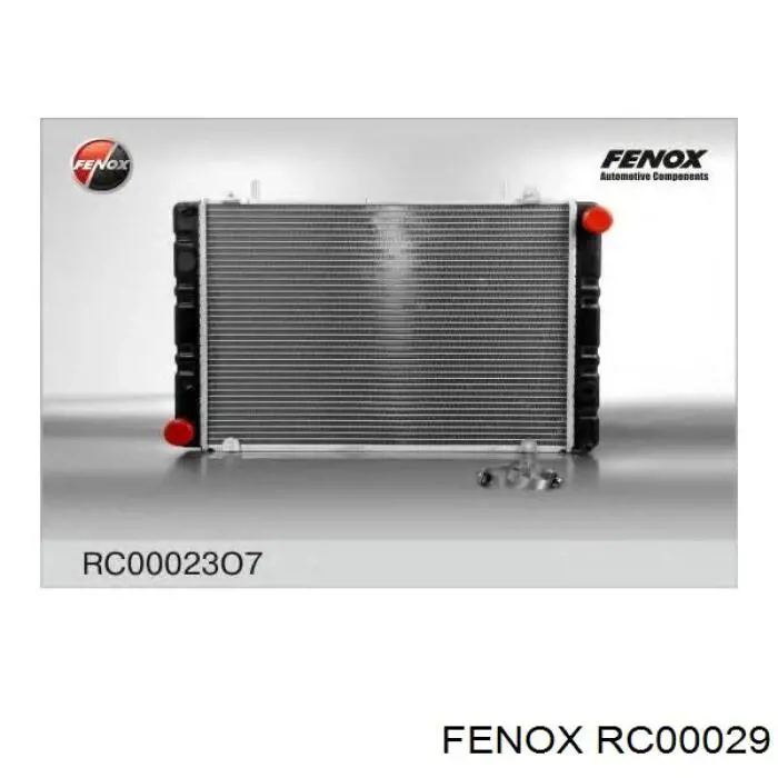 RC00029 Fenox radiador refrigeración del motor