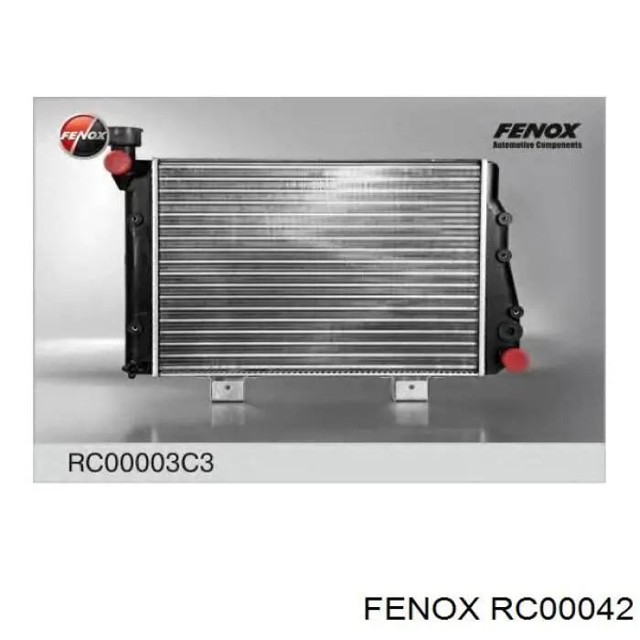 RC00042 Fenox radiador refrigeración del motor