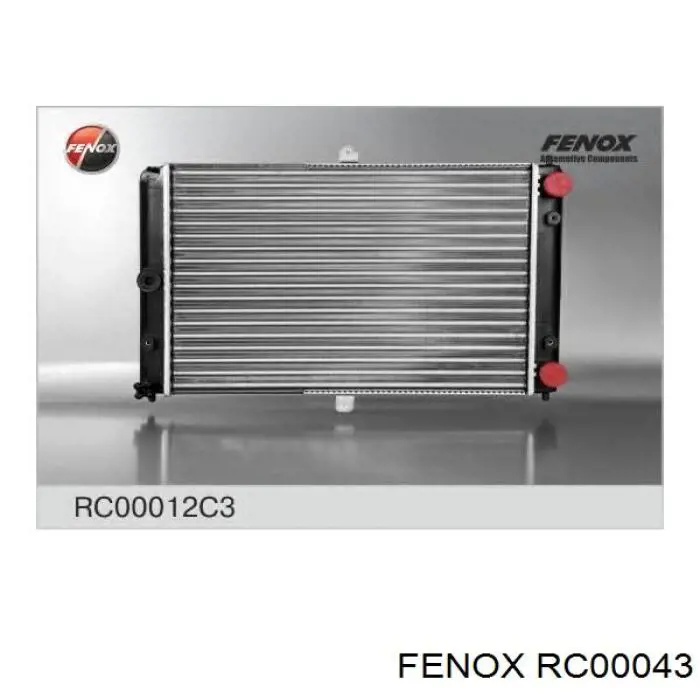 RC00043 Fenox radiador refrigeración del motor