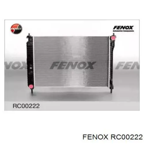 RC00222 Fenox radiador refrigeración del motor