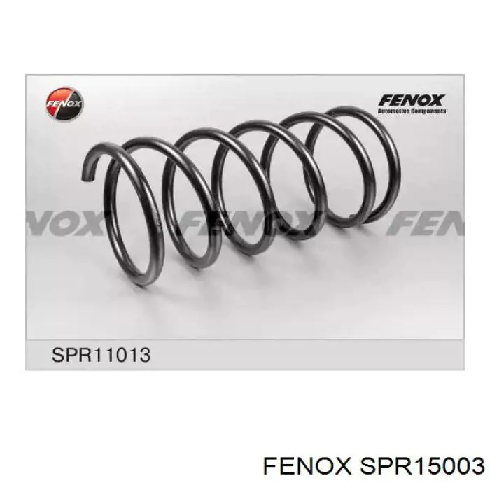 SPR15003 Fenox muelle de suspensión eje trasero