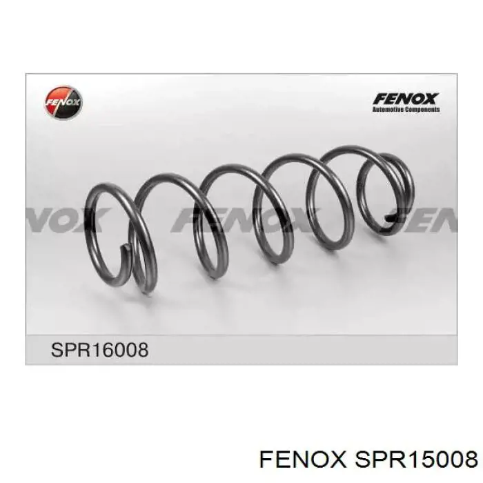 SPR15008 Fenox muelle de suspensión eje trasero