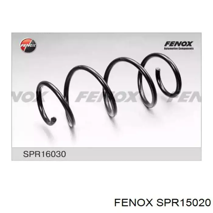 SPR15020 Fenox muelle de suspensión eje delantero