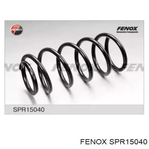 SPR15040 Fenox muelle de suspensión eje trasero