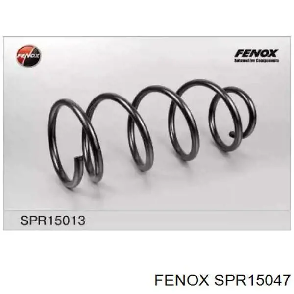 SPR15047 Fenox muelle de suspensión eje delantero