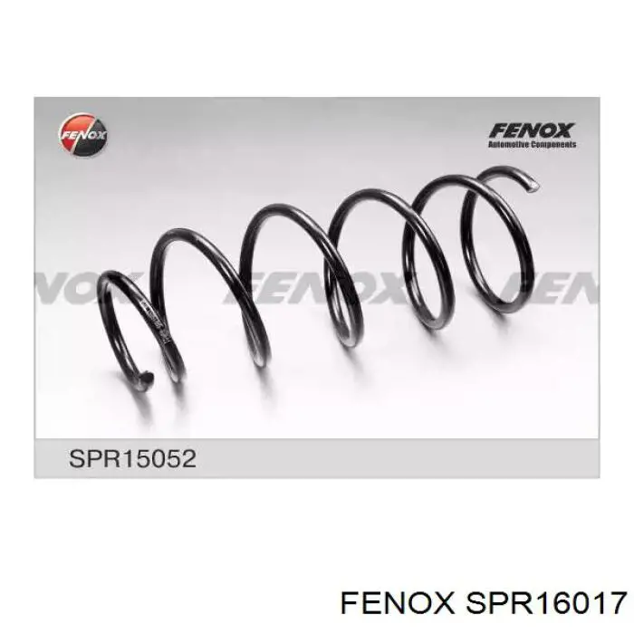 SPR16017 Fenox muelle de suspensión eje trasero