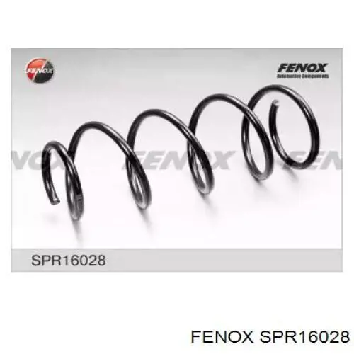 SPR16028 Fenox muelle de suspensión eje delantero