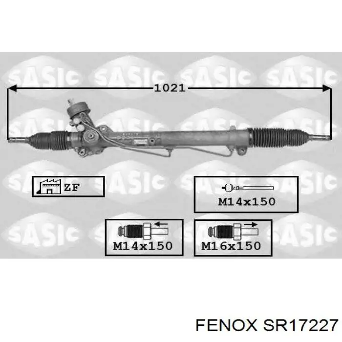 SR17227 Fenox cremallera de dirección