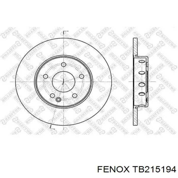 TB215194 Fenox freno de disco delantero