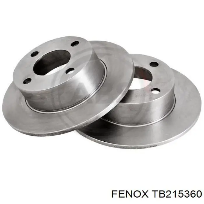 TB215360 Fenox disco de freno trasero