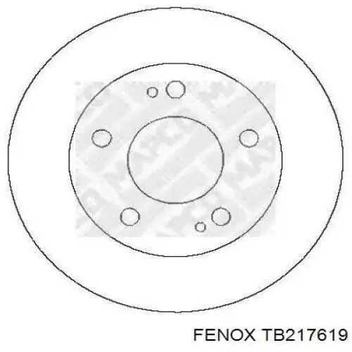 TB217619 Fenox freno de disco delantero