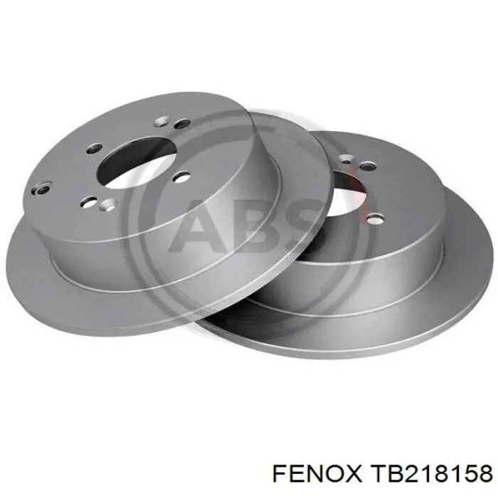 TB218158 Fenox disco de freno trasero