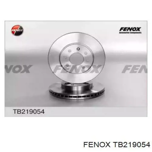 TB 219054 Fenox freno de disco delantero