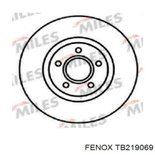 Freno de disco delantero Volvo V40 525, 526