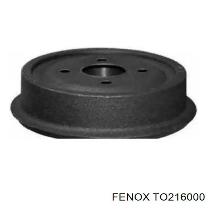 Tambor de freno trasero BTF69Y03104014 ZAZ