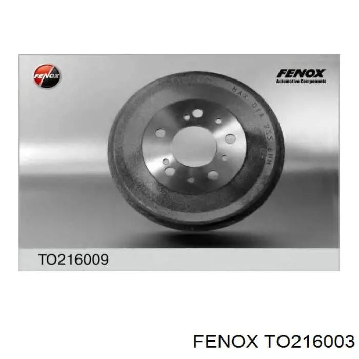 TO216003 Fenox freno de tambor trasero