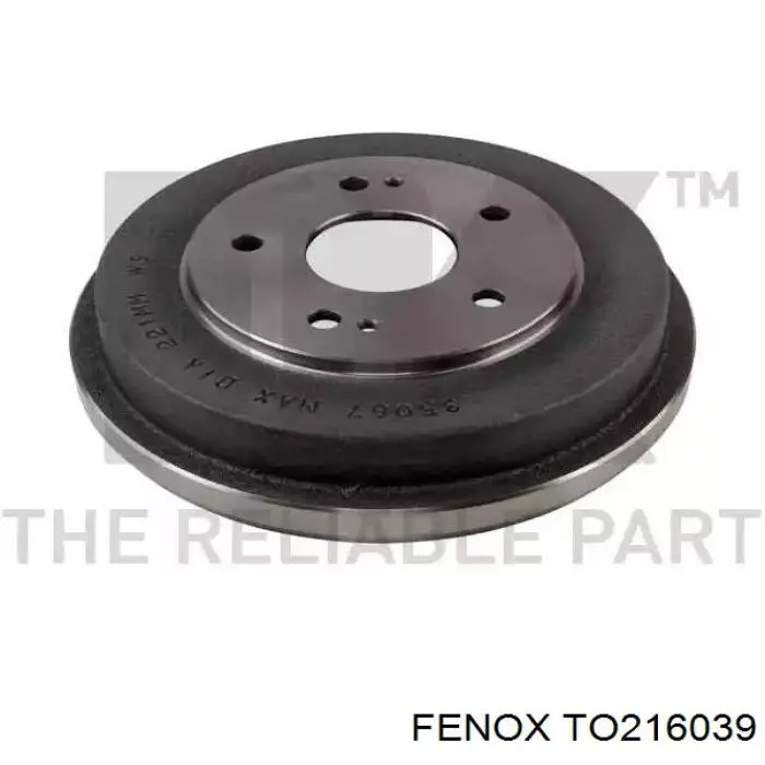 TO216039 Fenox freno de tambor trasero