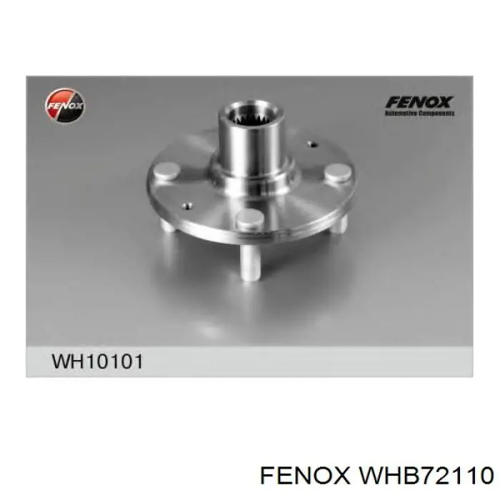 WHB72110 Fenox cubo de rueda trasero