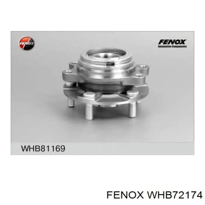 WHB72174 Fenox cubo de rueda trasero