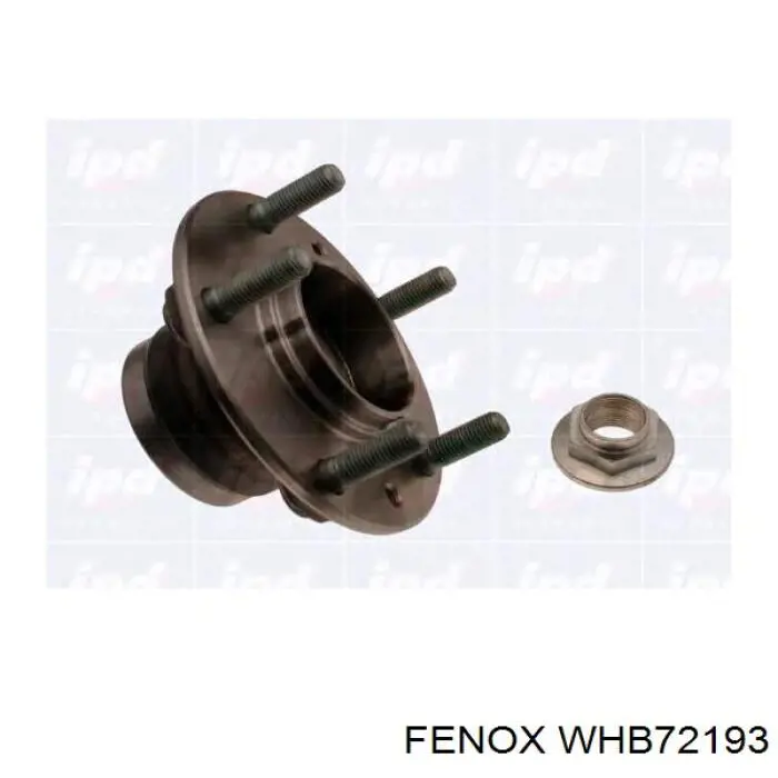 WHB72193 Fenox cubo de rueda trasero