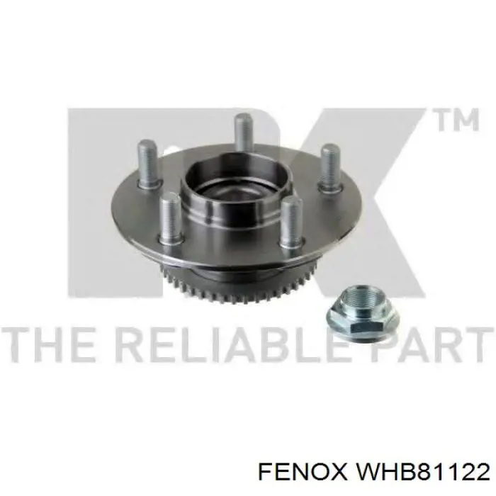 WHB81122 Fenox cubo de rueda trasero