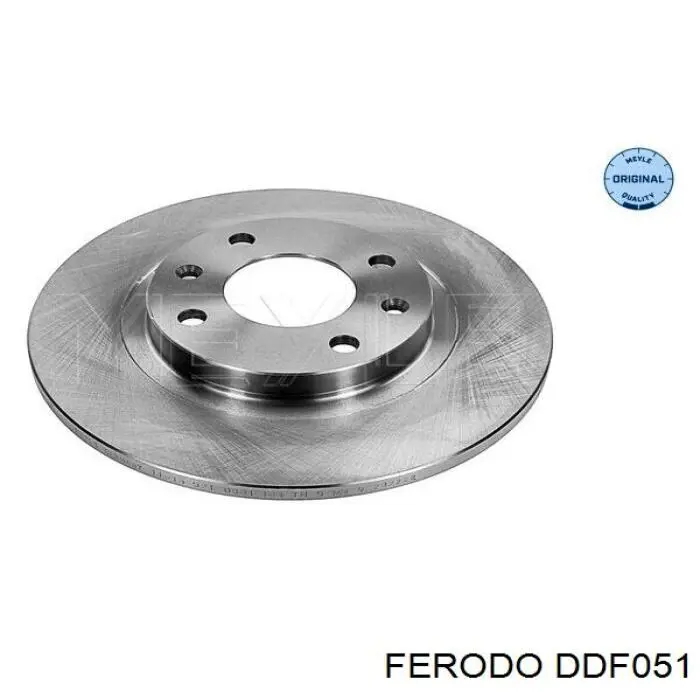 DDF051 Ferodo disco de freno delantero