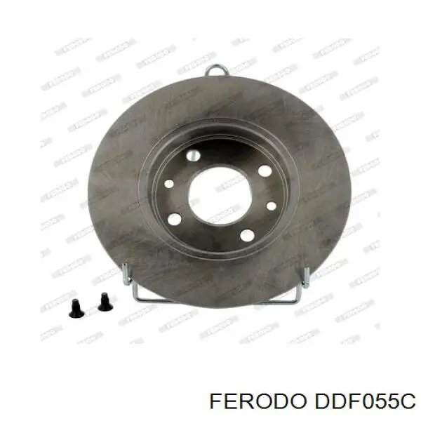 DDF055C Ferodo disco de freno delantero