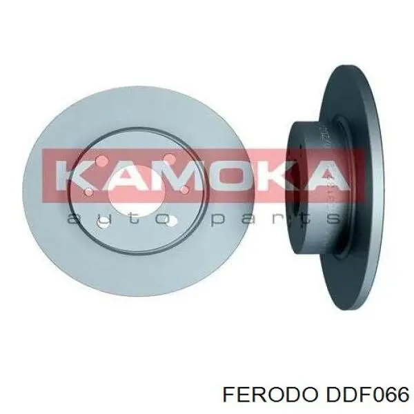DDF066 Ferodo disco de freno trasero