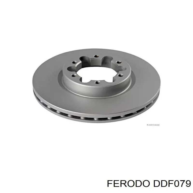 DDF079 Ferodo disco de freno delantero