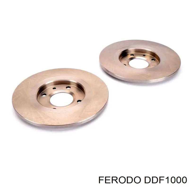 DDF1000 Ferodo disco de freno delantero