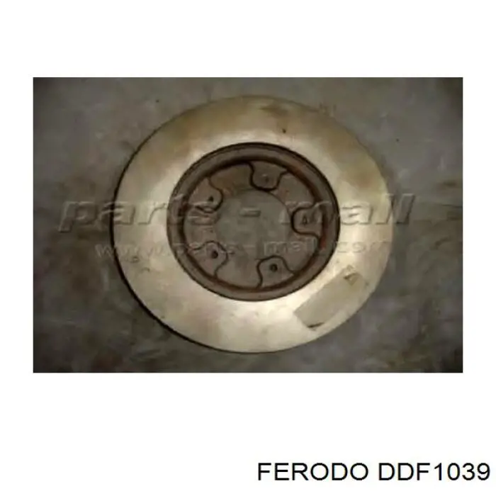 DDF1039 Ferodo disco de freno delantero
