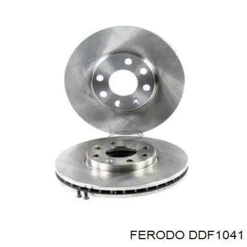 DDF1041 Ferodo disco de freno delantero