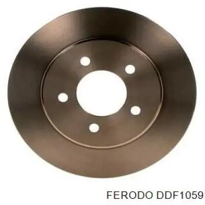 DDF1059 Ferodo disco de freno delantero