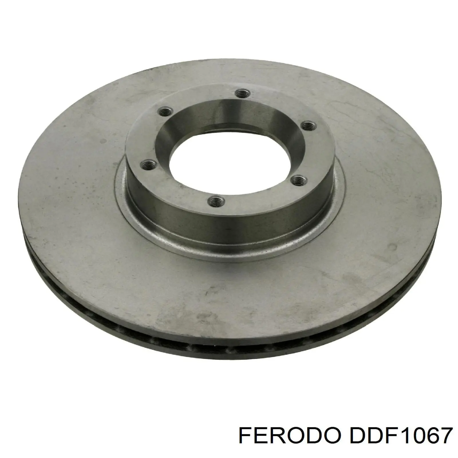 DDF1067 Ferodo disco de freno delantero