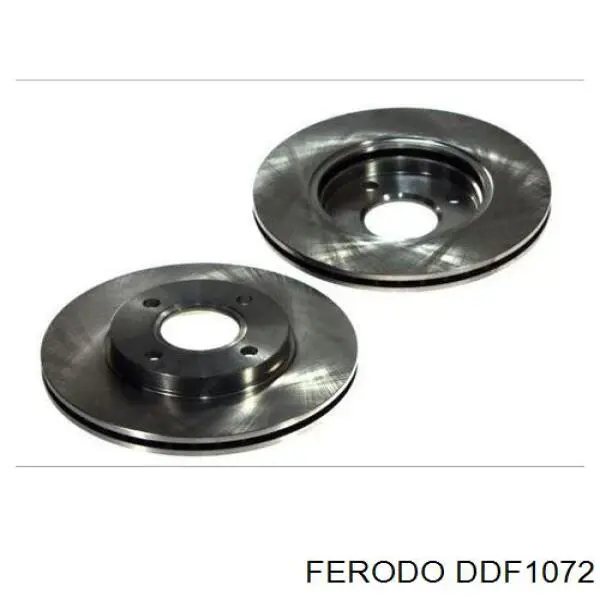 DDF1072 Ferodo disco de freno delantero