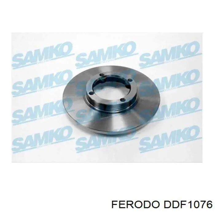 DDF1076 Ferodo disco de freno delantero