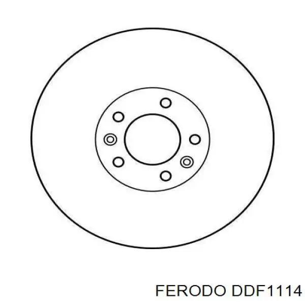 Comprar DDF1114 Ferodo Freno de disco delantero