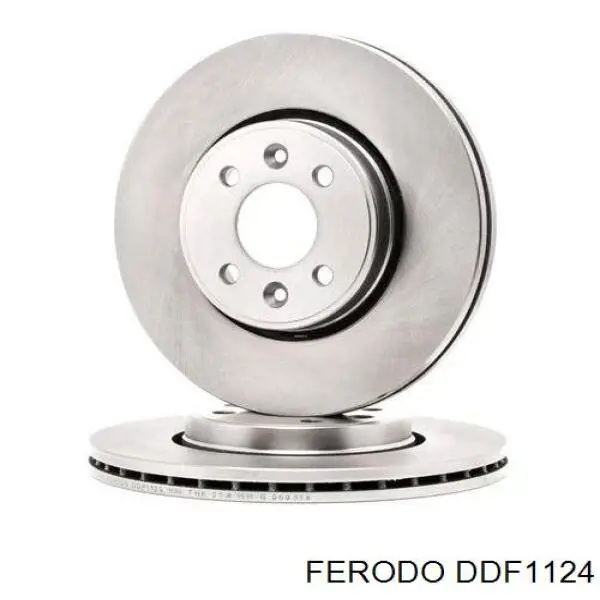 Freno de disco delantero FERODO DDF1124