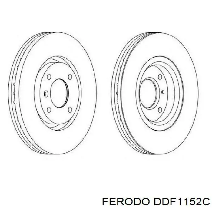 DDF1152C Ferodo