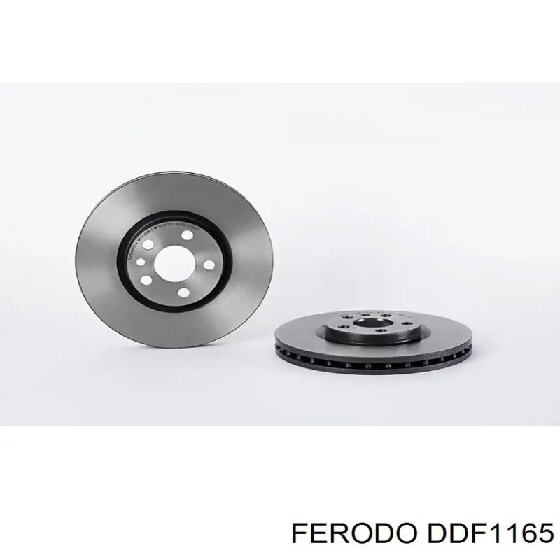 DDF1165 Ferodo disco de freno delantero