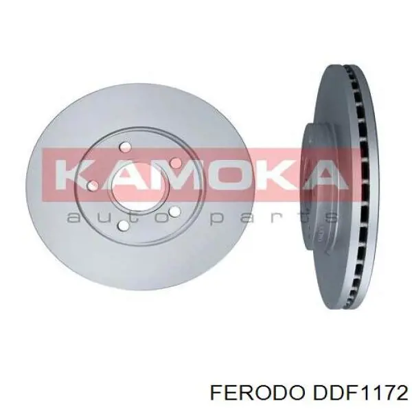 DDF1172 Ferodo disco de freno delantero