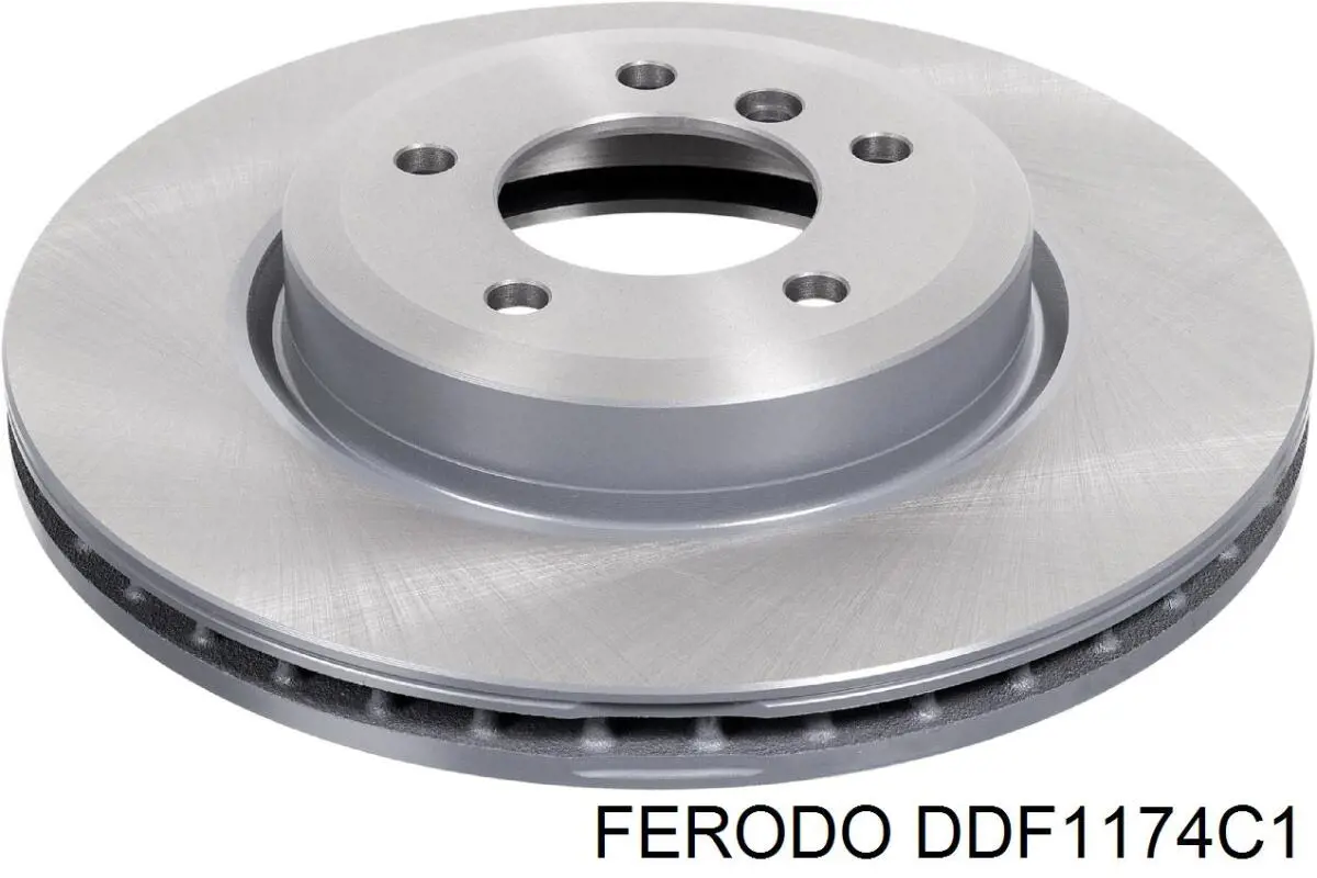 DDF1174C1 Ferodo disco de freno delantero