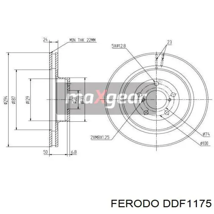 Freno de disco delantero Subaru Impreza 1 GC