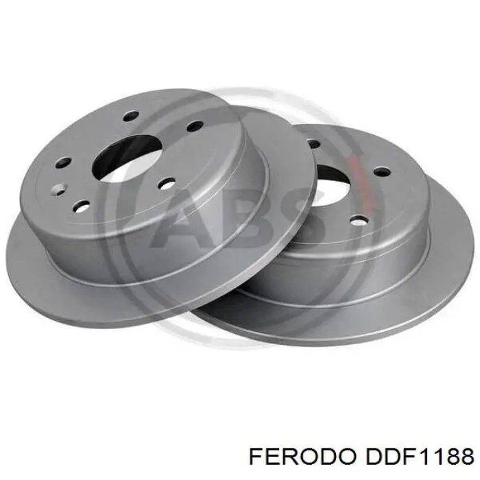DDF1188 Ferodo disco de freno trasero