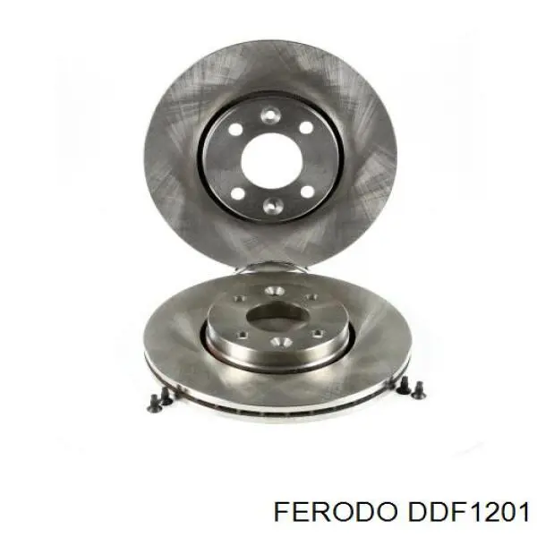 DDF1201 Ferodo disco de freno delantero