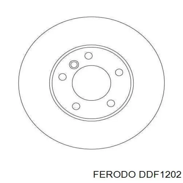 DDF1202 Ferodo freno de disco delantero