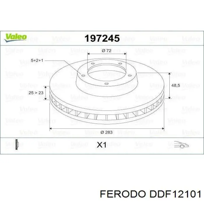 Freno de disco delantero Mazda 6 GY